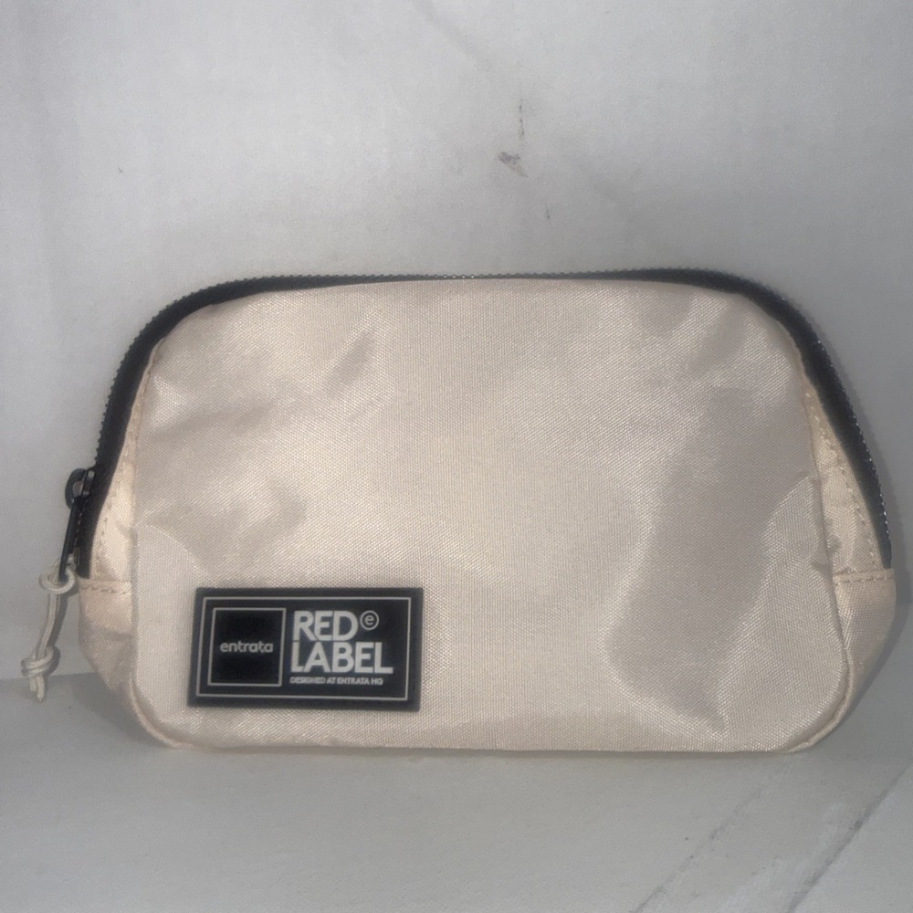 Red Label Entrata Beige Active Minimalist Athletic Gym Sling Waist Belt Bag